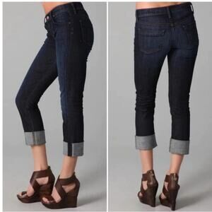 Citizens of Humanity Dani Cropped Straight Leg Dark Wash Jeans Size 25